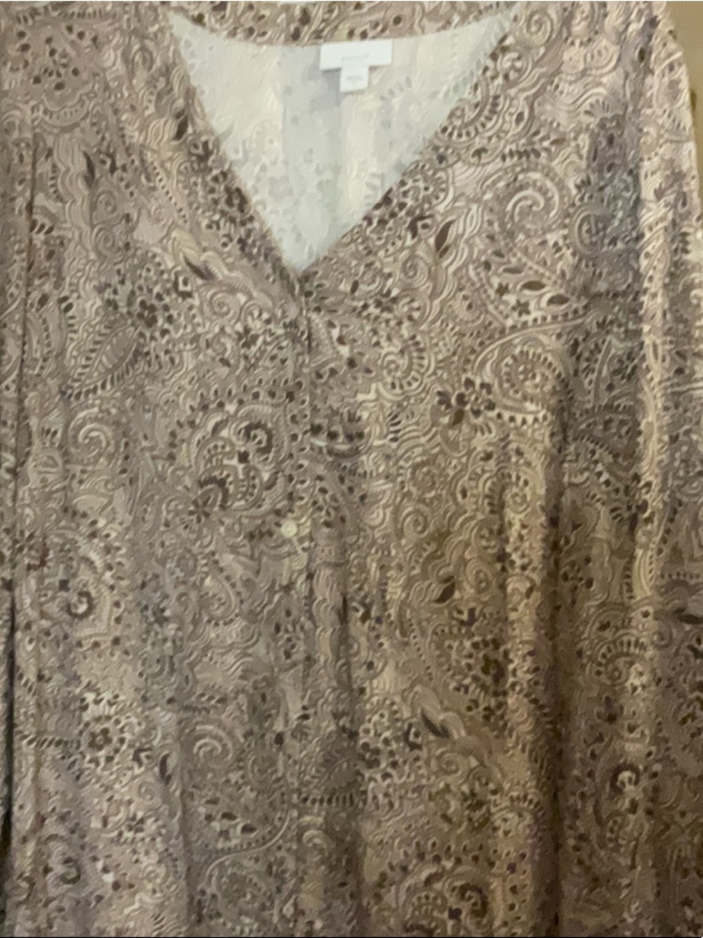 pure Jill Taupe/brown Sz M Ptp 22 Length 29 100 Viscose